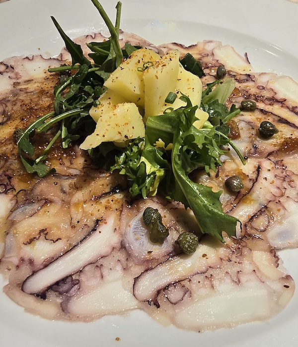 Fresh fish sashimi in French Polynesia
