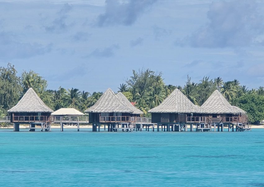 Over water bungalows Rangiroa