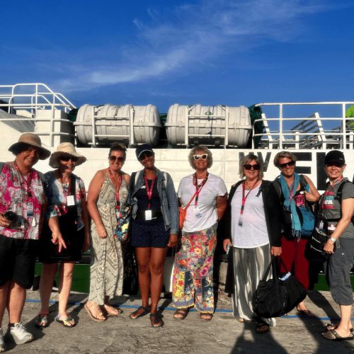 a group of women from solo kiwi adventures 
