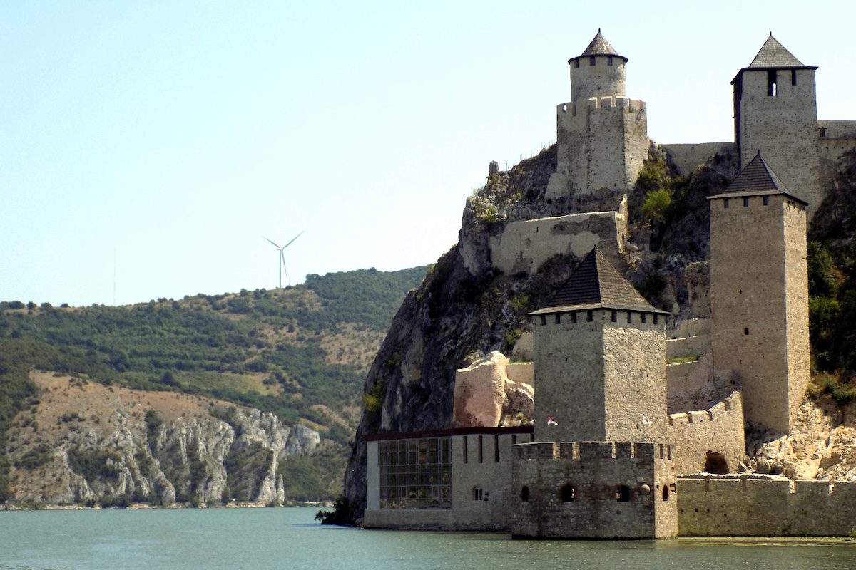 Golubac Fortress Serbia on the Danube River