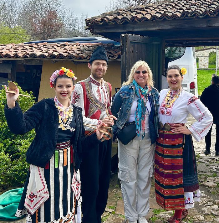 Bulgarian dancers Danube river cruise