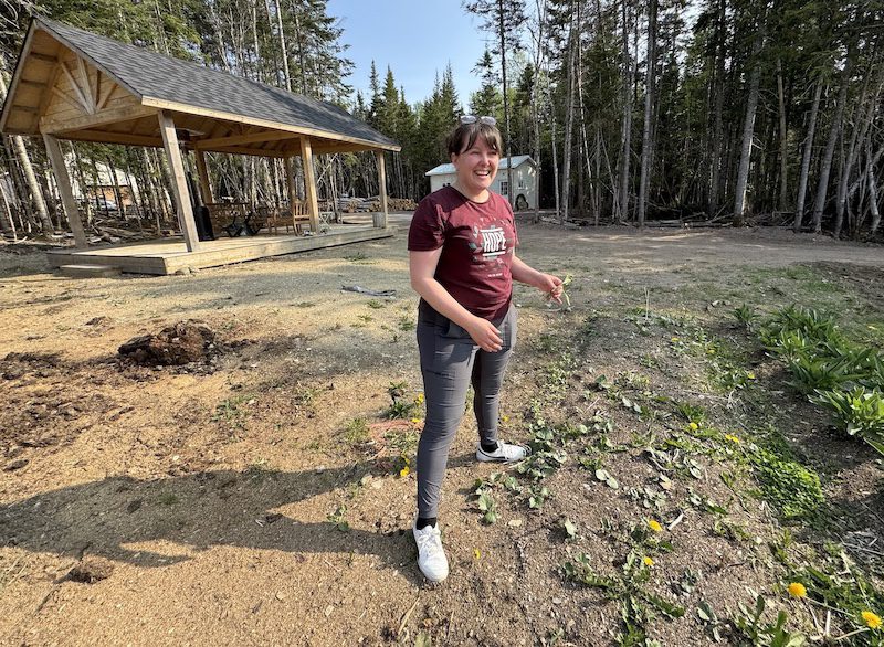 Upper Humber Settlement_s Lauralee Ledrew forages 