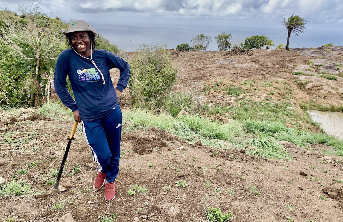 Wallings Nature Reserve founder and executive director Refica Atwood in Antigua