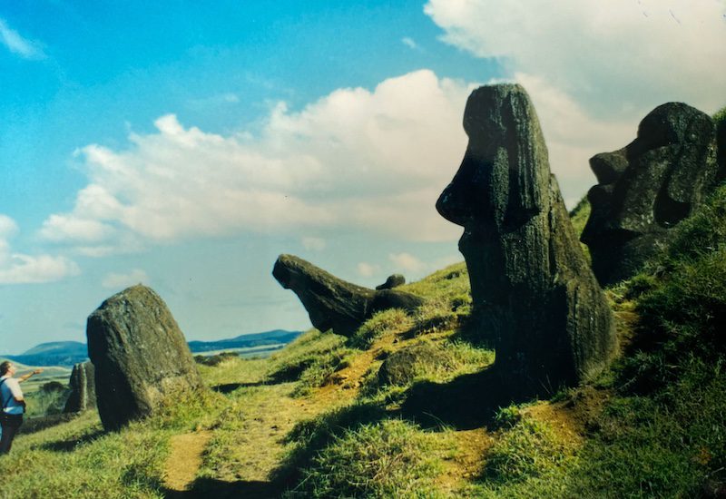 Fallen Moai Easter Island Joyce Perrin