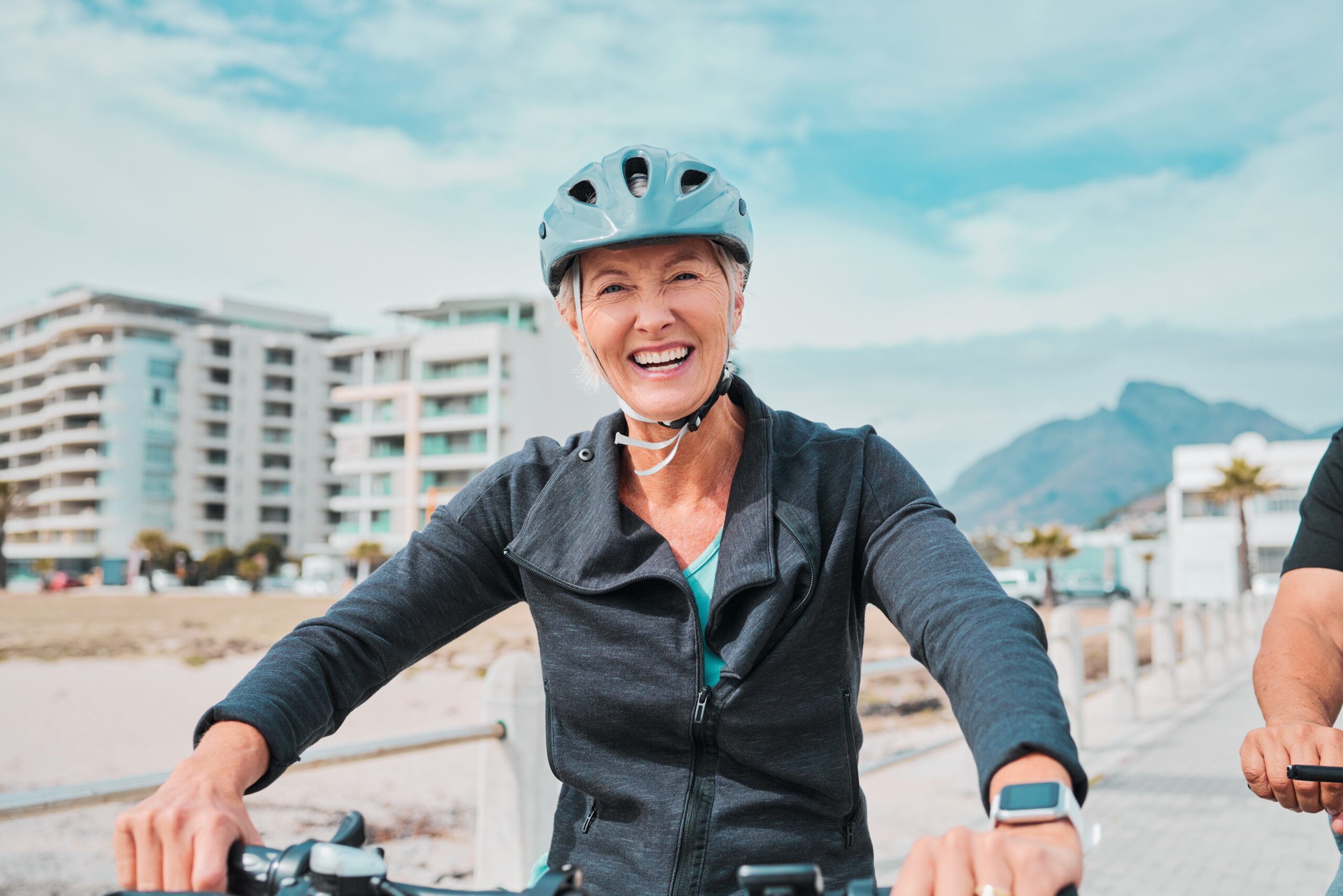 woman over 50 adventure cycling europe