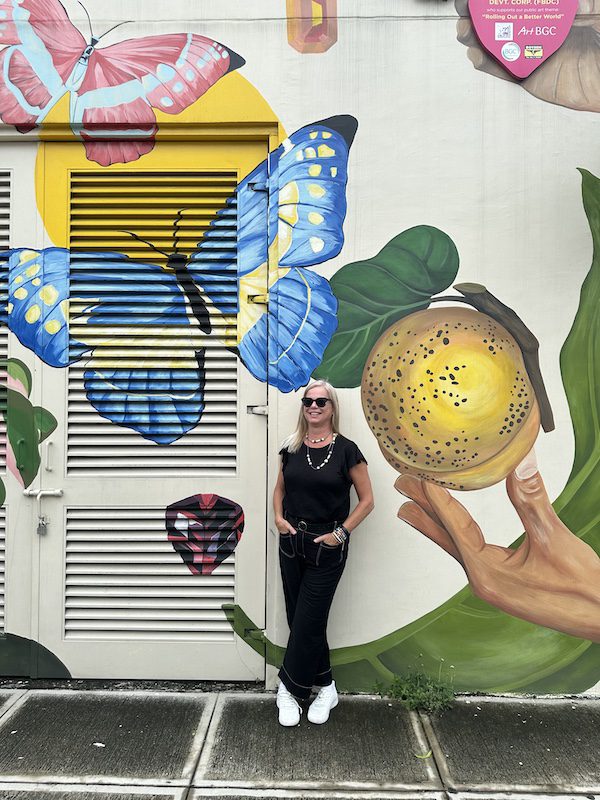 Kathy Buckworth at the Bonifacio Global City in Manila