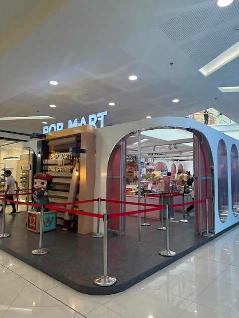 Pop Mart store in a mall in Manilla