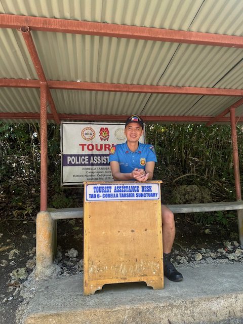 Philippines Tourist Police Officer in Bohol