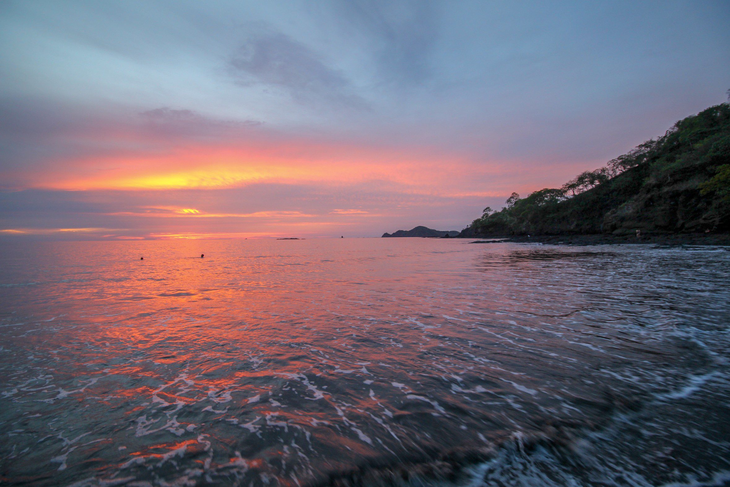 costa rica sunset 