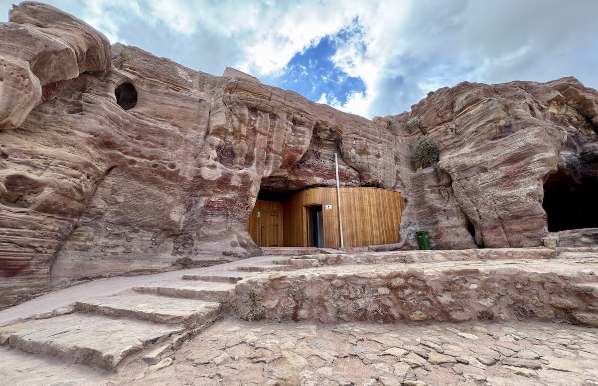 Petra is quietly home to a gorgeous public washroom