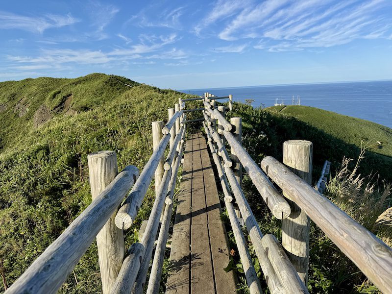 Seaside hiking on Rebun Island