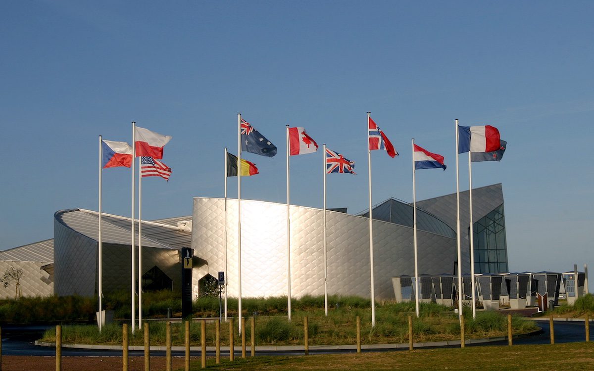 Exterior of Juno Beach Centre in Normandy