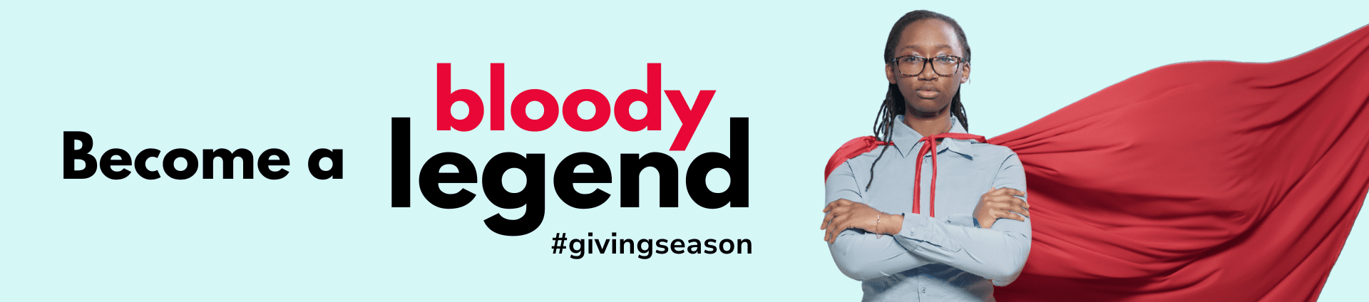 period purse banner. giving tuesday